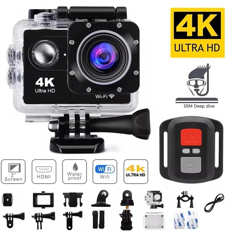 4K Action Camera 1080P/30FPS Waterproof 4K Action Camera 1080P/30FPS Waterproof